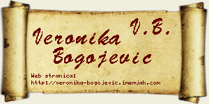 Veronika Bogojević vizit kartica